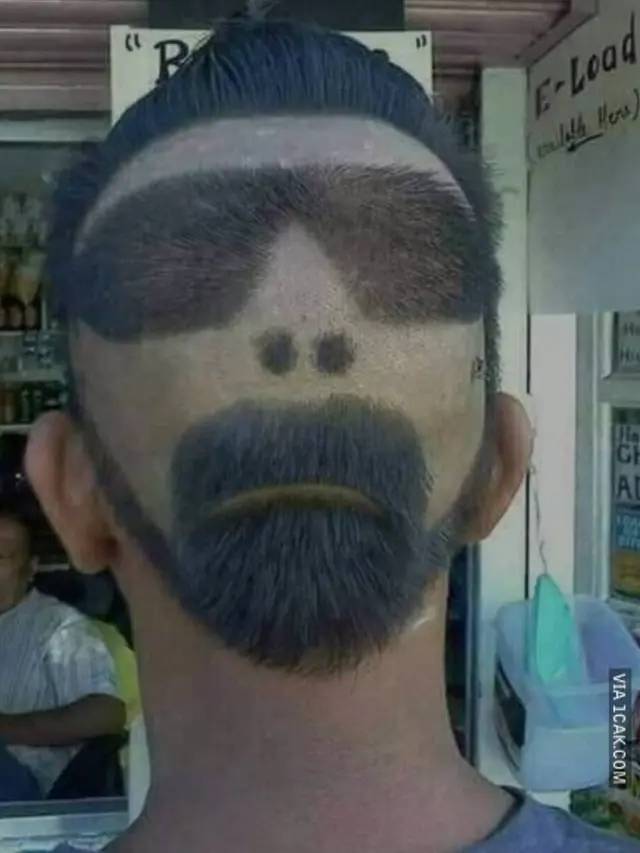 Potongan Rambut Bentuk Wajah Ini Nyeleneh Abis, Bikin Gagal Fokus