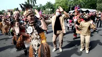 Perayaan Hari Ibu di Kota Surabaya. (Dian Kurniawan/Liputan6.com)