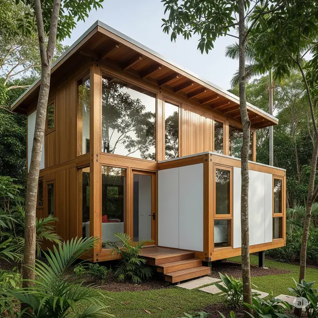 Rumah Kayu Prefabrikasi – Solusi Cepat dan Efisien