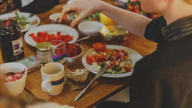 Ilustrasi makanan sehat