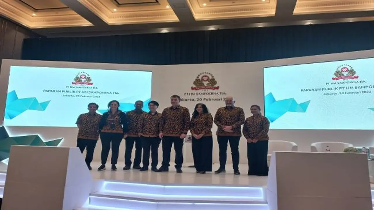 PT HM Sampoerna Tbk (HMSP) meluncurkan inovasi baru untuk produk tembakau bebas asap yakni IQOS Iluma, Senin (20/2/2023). (Foto: Liputan6.com/Elga N)