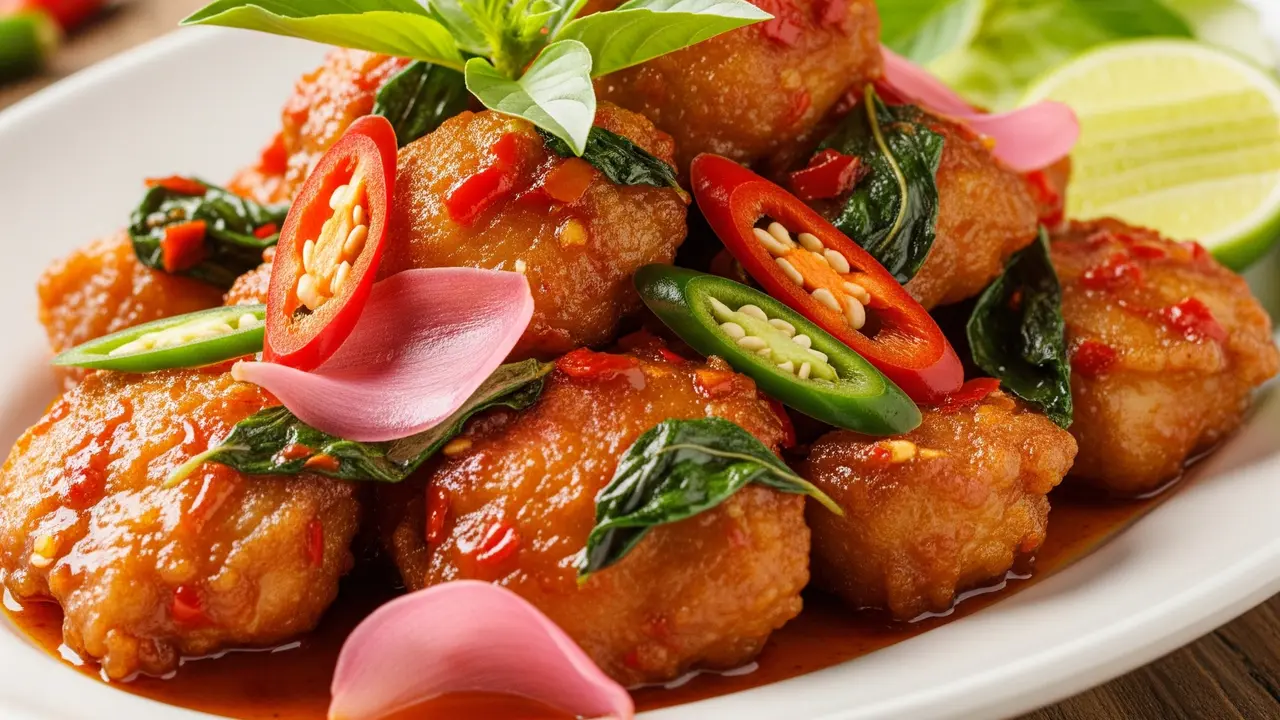 Resep Ayam Kemangi Pedas Kecombrang