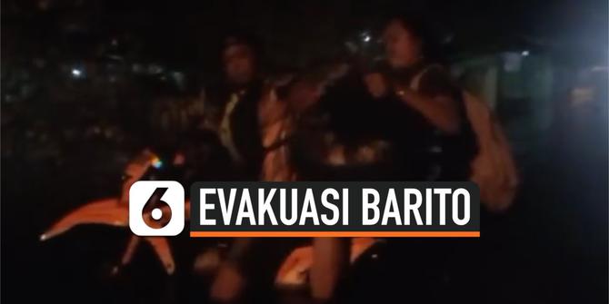 VIDEO: Detik-Detik Evakuasi Warga Barito Kuala Diveakuasi dari Banjir Kalsel