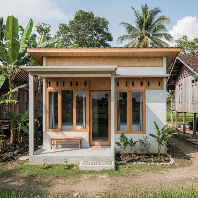 Rumah Murah Minimalis Tapi Elegan di Desa dengan Budget Rp 50 Juta