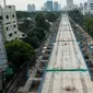 Pemerintah berharap dengan adanya pembangunan kawasan properti terintegrasi berbasis transportasi bisa mendorong pertumbuhan ekonomi di kawasan sekitarnya, Jakarta, Senin (15/5). (Liputan6.com/Gempur M Surya)