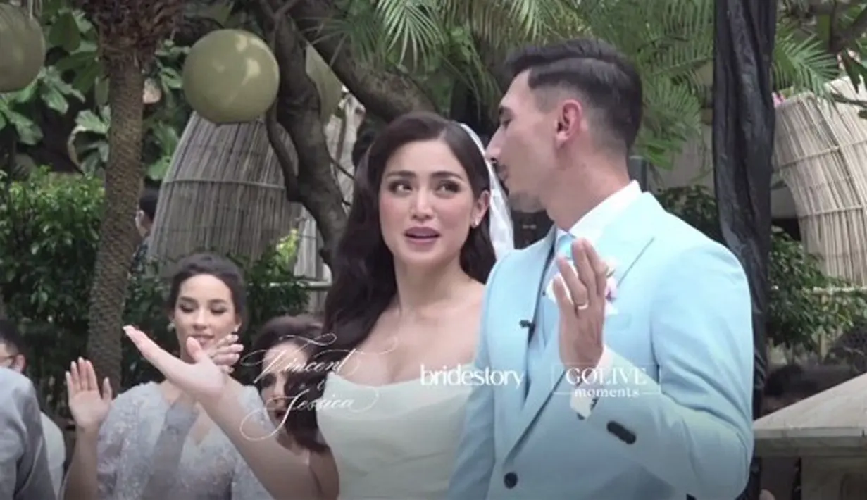 Jessica Iskandar dan Vincent Verhaag (Foto: dok. Instagram Bridestory)