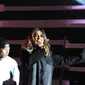 Agnes Monica alias Agnez Mo ikut memeriahkan konser amal "Voice Of Indonesia", Jakarta, Sabtu (17/10/2015). Konser tersebut sebagai aksi peduli kepada masa depan anak Indonesia. (Liputan6.com/Helmi Afandi)