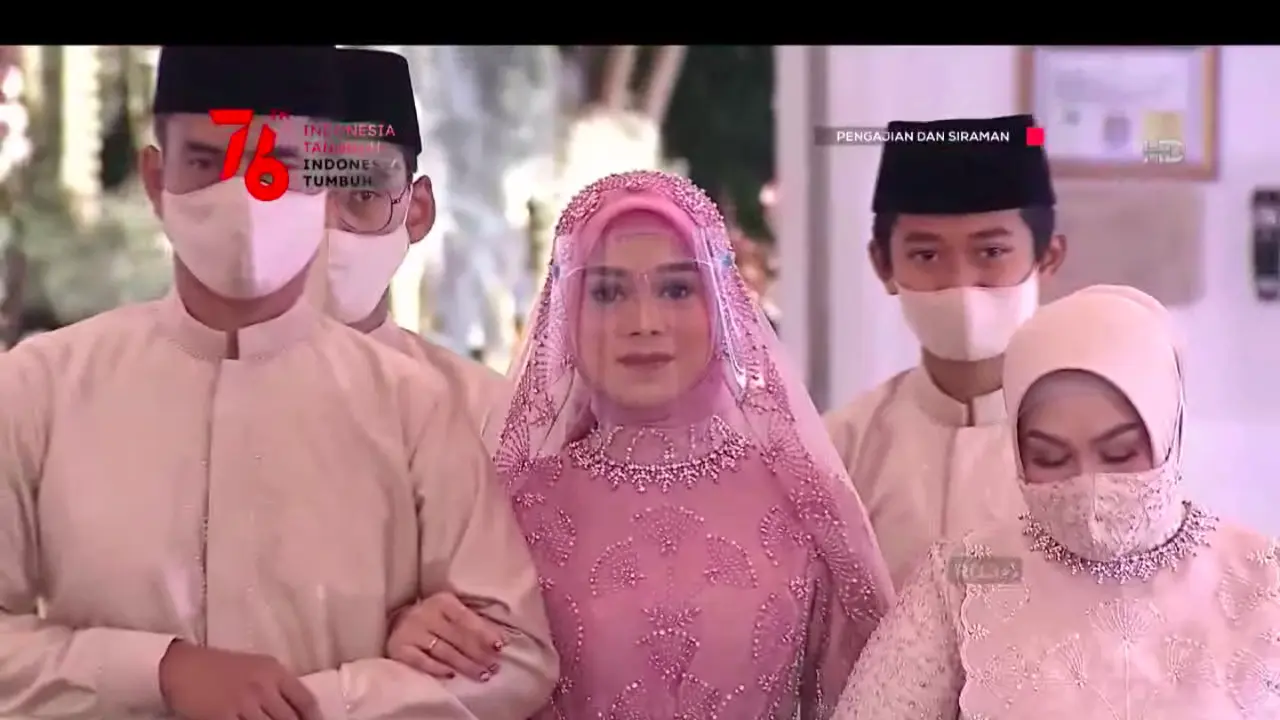 Acara Pengajian dan Siraman Jelang Pernikahan Lesti Kejora dan Rizky Billar