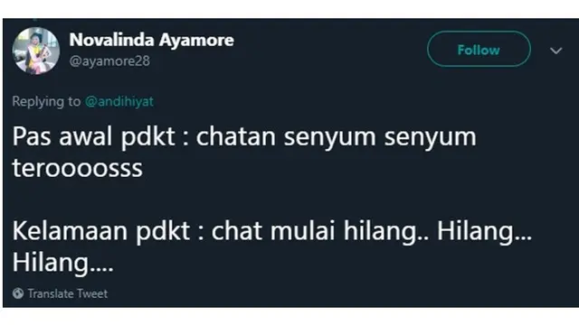 6 Curhatan Netizen Beda Awal PDKT vs Kelamaan PDKT, Bikin Nyesek
