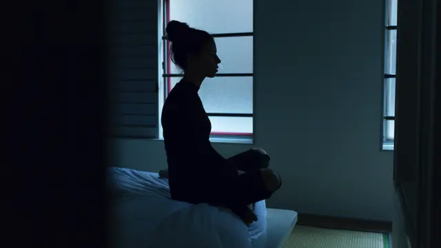 Ilustrasi meditas tidur