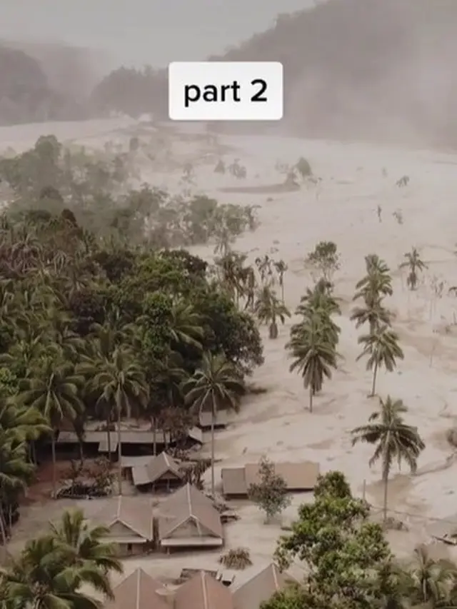 Pakai Drone, Ini 6 Potret Wilayah Terdampak Semeru dari Udara Bak Kota Mati