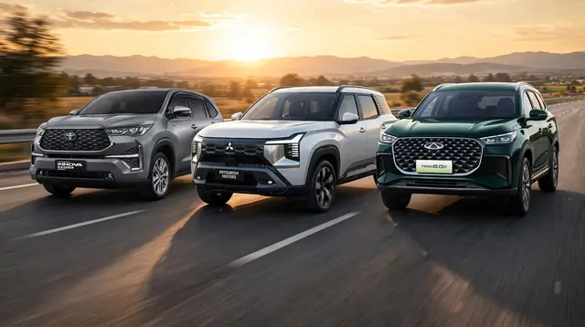 Duel 'Mendang-mending' Rp500 Jutaan: Mitsubishi Destinator, Chery Tiggo 8 CSH atau Toyota Innova Zenix?