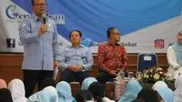 Menteri Kelautan dan Perikanan Edhy Prabowo melakukan Safari Gemarikan di Junior High Global Islamic School (GIS), Jakarta Timur. (Dok. KKP)