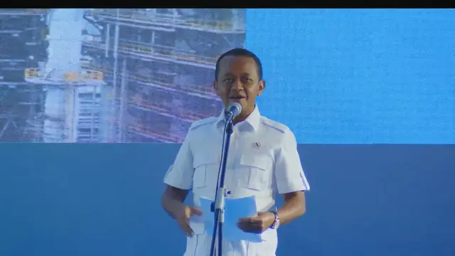 Menteri ESDM Bahlil Lahadalia saat Peresmian RDMP Balikpapan, Senin (12/1/2026). (Foto:Liputan6.com/Tira Santia)