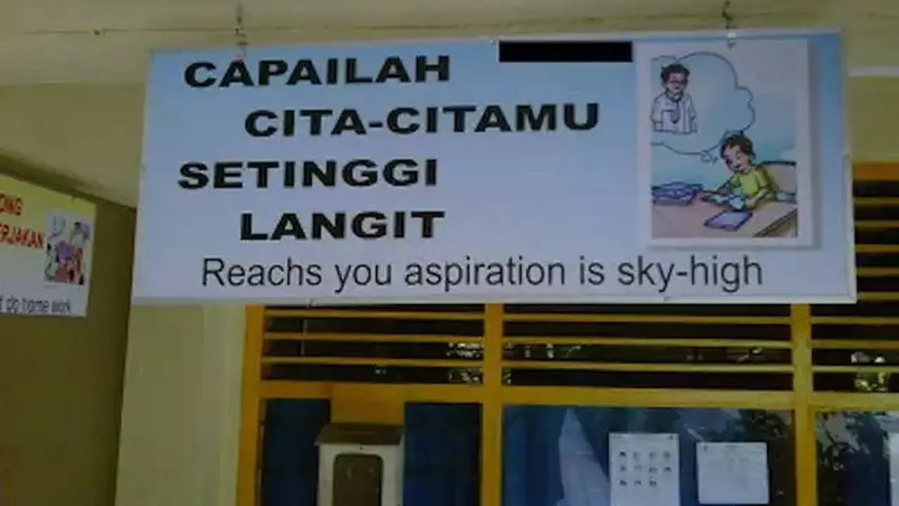 6 Kata-kata Motivasi di Sekolah Pakai Bahasa Inggris Ini Bikin Dahi Berkerut