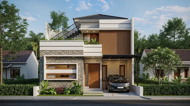 Rumah Kecil Sederhana Tapi Mewah di Kampung