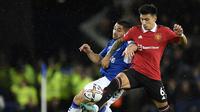 Manchester United (MU) vs Everton di Liga Inggris. (Oli SCARFF / AFP)