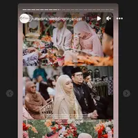 Cindy Fatikasari dan Tengku Firmansyah baru saja menikahkan putri pertamanya, Tengku Syaira Anataya. Pernikahan anak pertama Cindy dan Tengku digelar pada Kamis (20/7/2023). Berikut beberapa potret pernikahan Tengku Syaira Anataya dan Jodi Andejo Koni. [Instagram/@natacara_weddingorganizer]