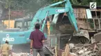 Pemerintah Kota Jakarta Selatan siap menertibkan bangunan di bantaran Sungai Ciliwung, Bukit Duri, Jakarta Selatan, hari ini.
