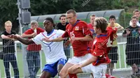 Timnas Rep. Ceska U-19 saat menjalani uji coba melawan Belanda. (Bola.com/Alamy)
