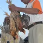 Seorang kakek menjual ayam di Pasar Cinangsi, Cilacap, Jawa Tengah. (Foto: Liputan6.com/Muhamad Ridlo)