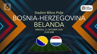 Bosnia-Herzegovina vs Belanda (Liputan6.com/Abdillah)