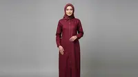 10 Rekomendasi Model Gamis Bahan Linen dengan Potongan Lurus Kekinian, Syari, dan Modis