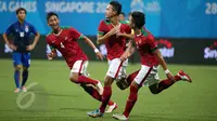 Penyerang Timnas U-23 Indonesia Muchlis Hadi (Liputan6.com / Helmi Fithriansyah)