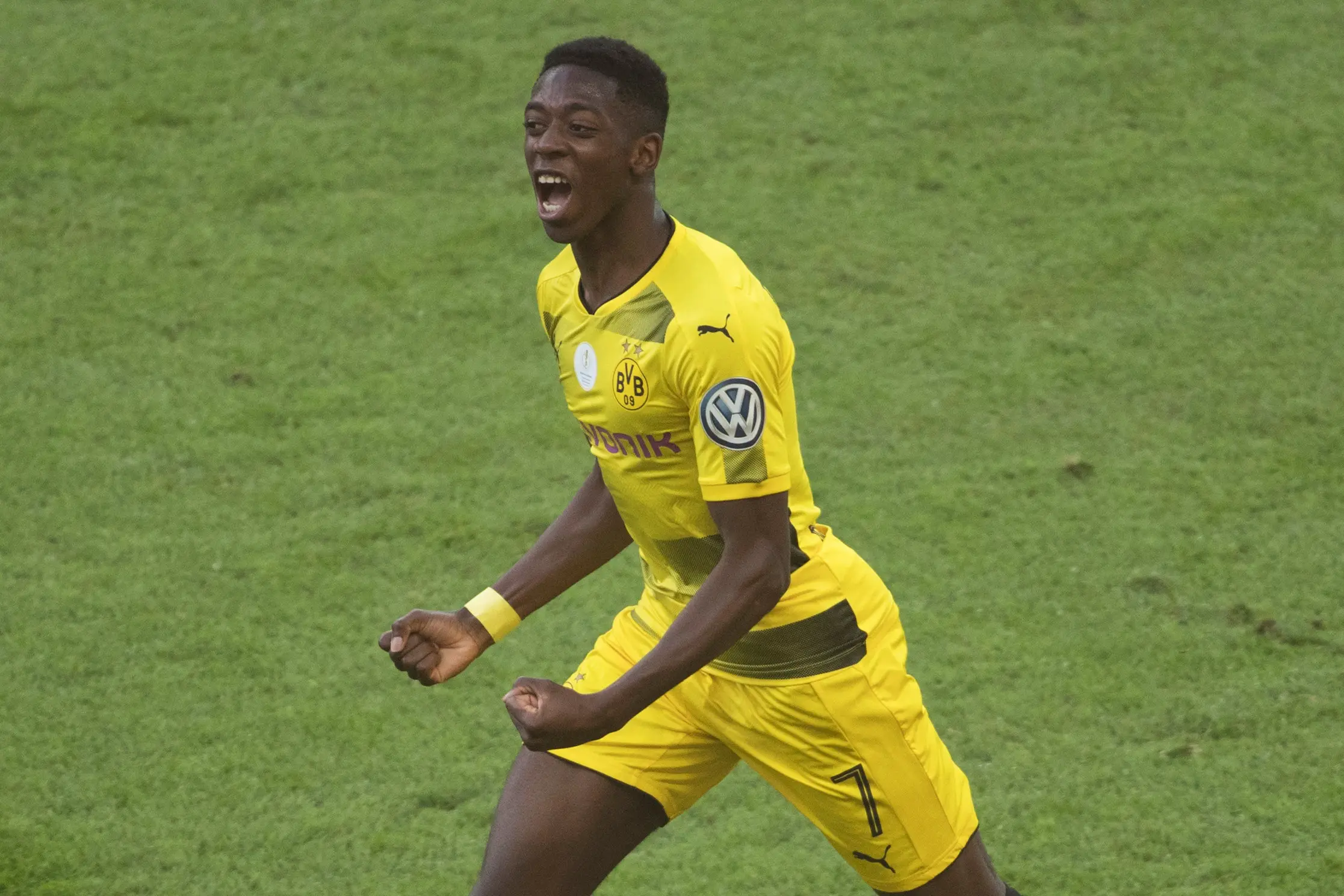 Gelandang Borussia Dortmund, Ousmane Dembele masuk radar Barcelona. (Odd ANDERSEN / AFP)