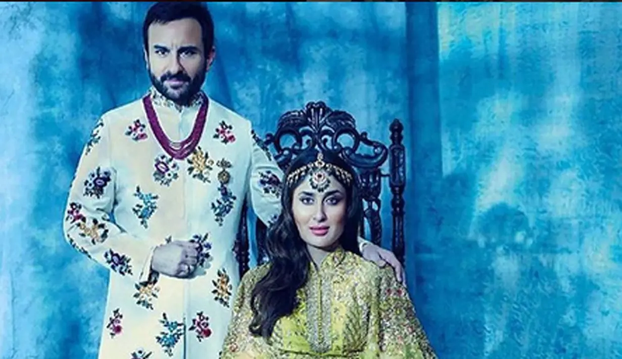 Kareena Kapoor dan Saif Ali Khan resmi menjadi orang tua. Dikaruniai seorang bayi laki-laki, pasangan ini memberinya nama Taimur Ali Khan Pataudi. Tak sembarangan, nama itu ternyata punya makna tersendiri. (Instagram/Kareenabebo)