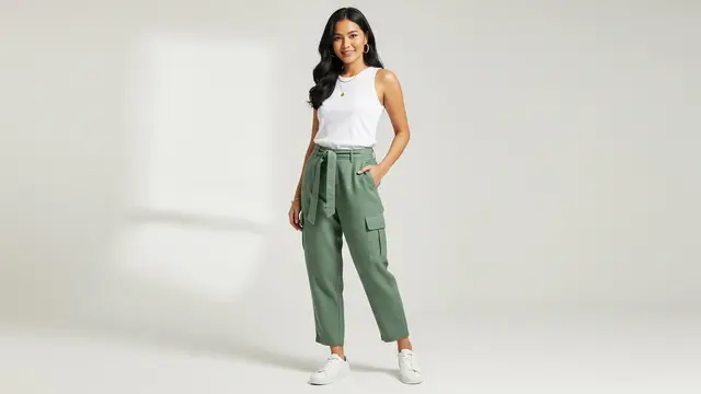 Model Celana 3/4 untuk Wanita Model Cargo