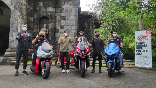 Tampilan modifikasi ADV150 Honda Dream Ride Project (Arief A/ Liputan6.com)