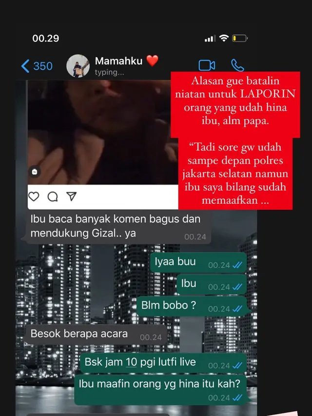 Lutfi Agizal Urung Laporkan Warganet yang Menghina Orangtuanya
