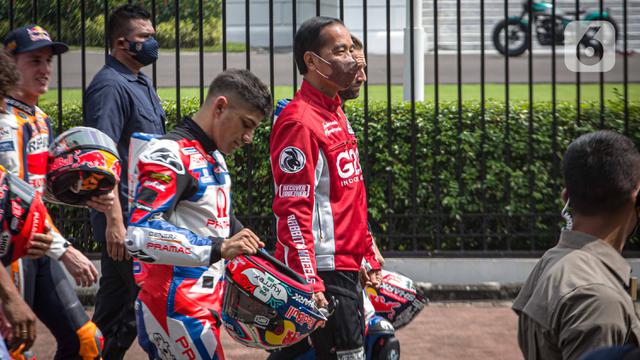 Presiden Jokowi Lepas Parade Pembalap MotoGP