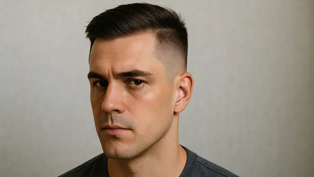 Model Potongan Rambut Pria Lurus Tipis