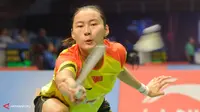 Wang Yihan Langsung Tumbang di Jakarta