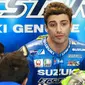 Pebalap Suzuki, Andrea Iannone, belum tampil kompetitif pada MotoGP 2017 karena motor GSX-RR masih memiliki banyak masalah. (Crash)