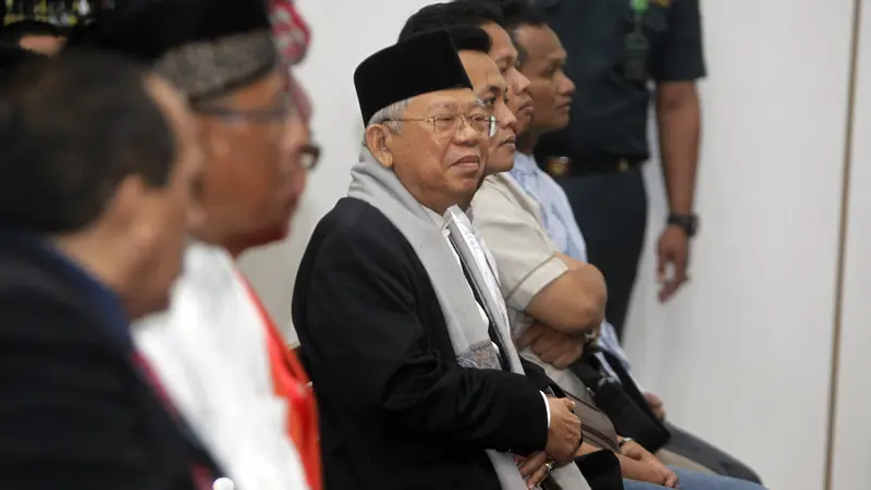 20170131-Ketua MUI Ma'ruf Amin Jadi Saksi Sidang ke-8 Ahok-Jakarta