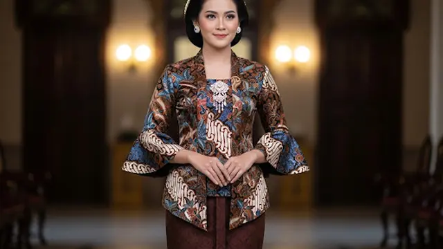 Kebaya Batik Lengan Lonceng