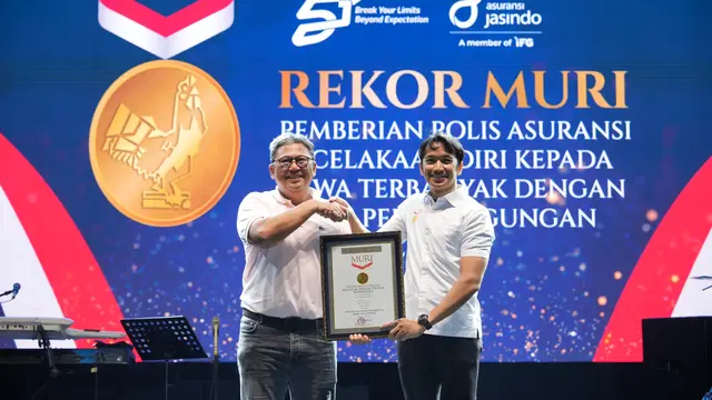 Asuransi Jasindo telah menorehkan prestasi gemilang dengan memecahkan rekor Museum Rekor Dunia Indonesia (MURI)