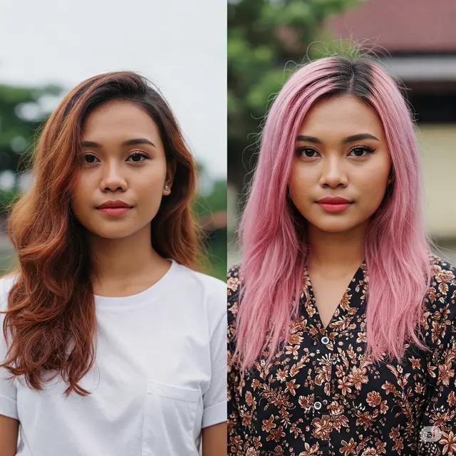 16 Inspirasi Cat Warna Rambut untuk Kulit Coklat yang Mempercantik Penampilan