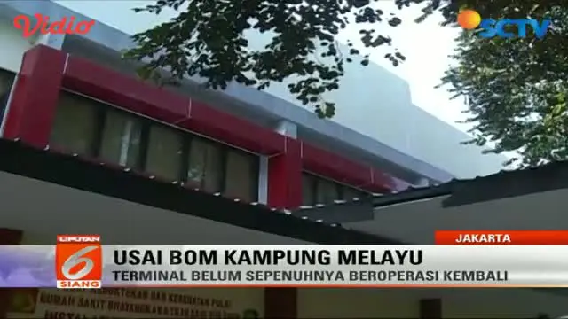 Tiga hari usai bom Kampung Melayu, terminal belum sepenuhnya beroperasi  kembali.