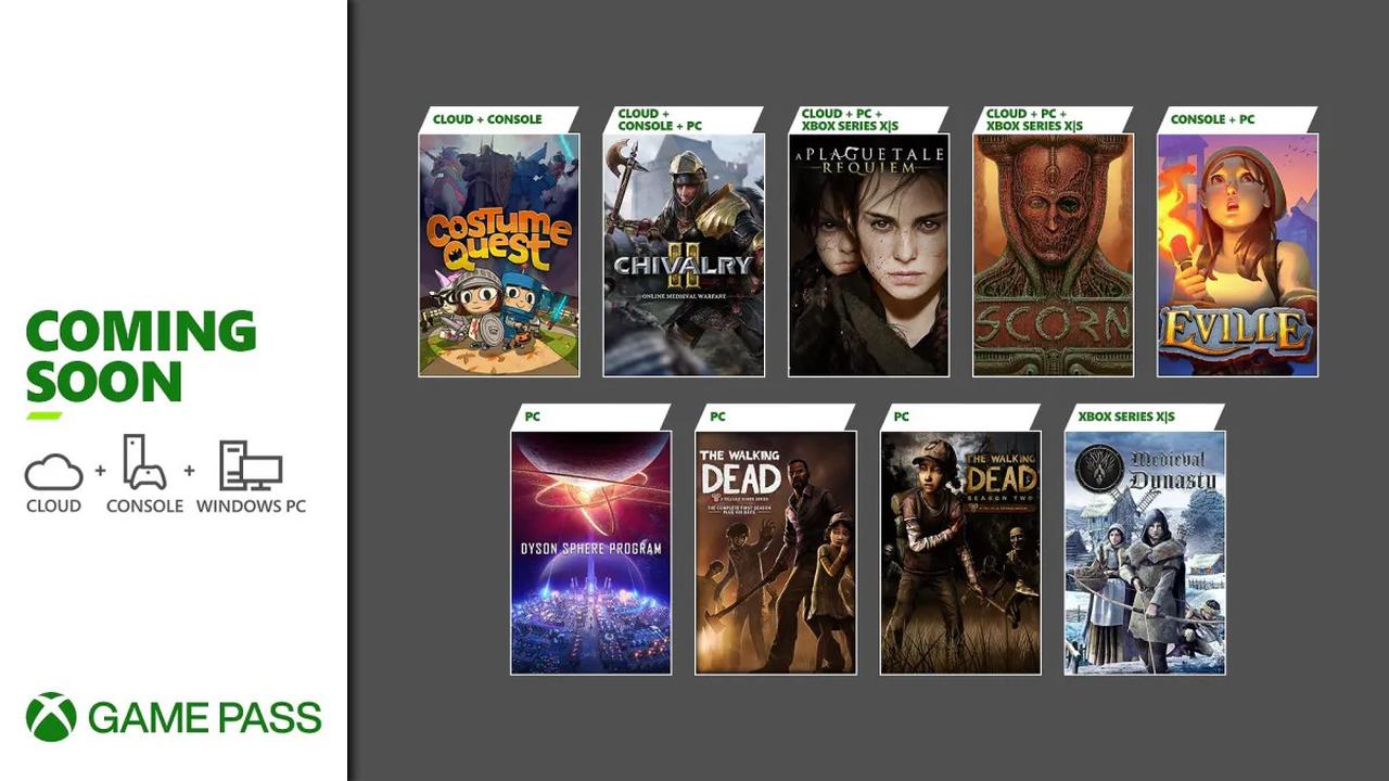 Xbox Game Pass Oktober 2022