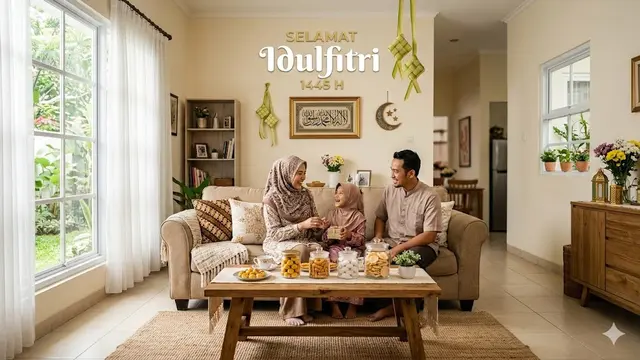 Dekorasi Ruang Tamu untuk Lebaran
