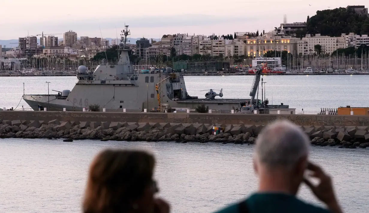 Hal tersebut diungkap Sanchez di New York, Amerika Serikat, tempat ia menghadiri Sidang Umum Perserikatan Bangsa Bangsa (PBB). Ia juga mengatakan orang-orang yang berasal dari 45 negara tersebut berada di kapal bantuan untuk menyatakan solidaritas atas penderitaan warga Gaza serta mengirim bantuan kemanusiaan termasuk makanan. (AP Photo/Alfonso Duran)