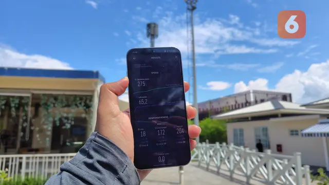 Drive Test Jaringan 5G Telkomsel di Jabodetabek. Liputan6.com/Agustinus Mario Damar