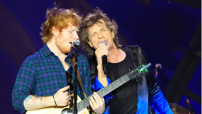 [Bintang] The Rolling Stones & Ed Sheeran