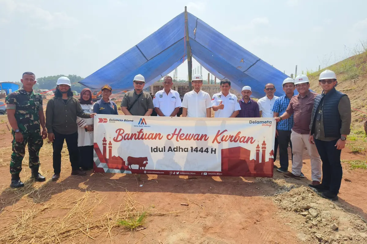 Sambut Idul Adha, PT Delameta Bilano Bagikan Kurban Sapi untuk Warga Sadang, Purwakarta
