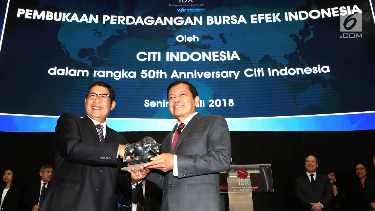 Citi Indonesia Buka Perdagangan Saham di BEI