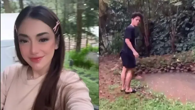 6 Momen Celine Evangelista Liburan Bareng Stevan Pasaribu, Dikabarkan Dekat